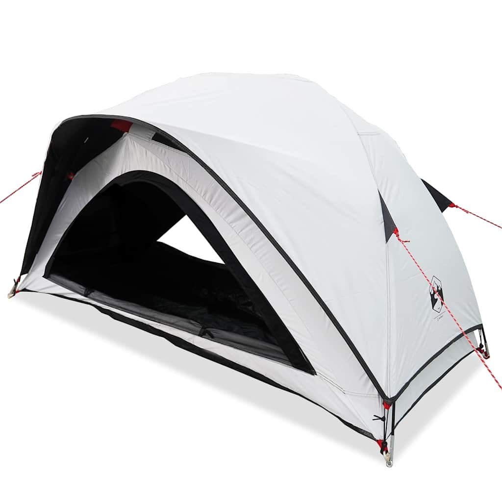 Camping Tent 1-Person White Blackout Fabric Waterproof