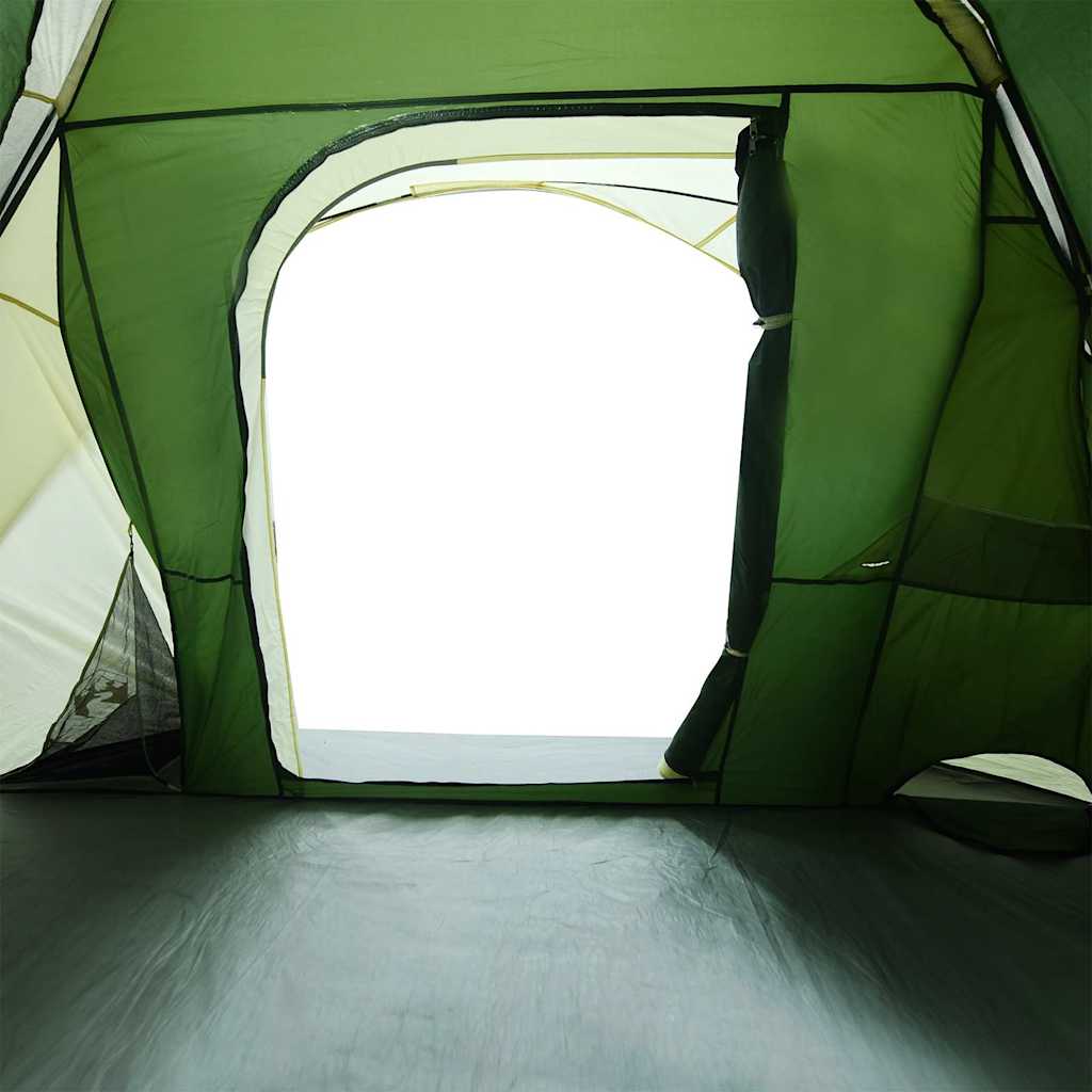 Camping Tent Cabin 4-Person Green Waterproof