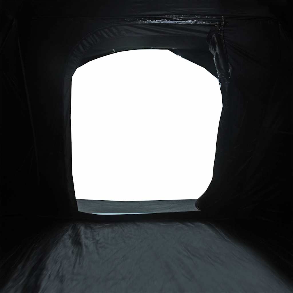 Camping Tent Cabin 4-Person White Blackout Fabric Waterproof