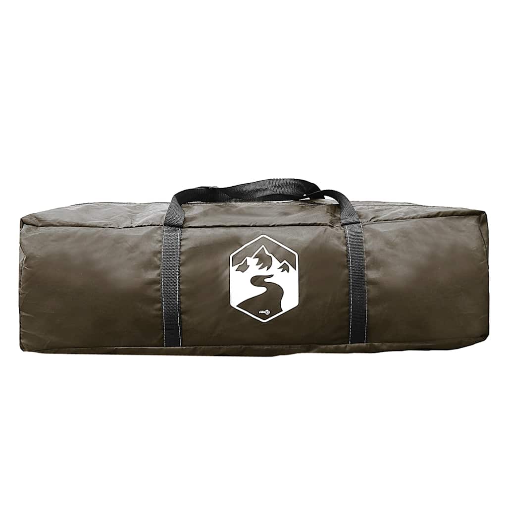Camping Tent Dome 2-Person Brown Waterproof