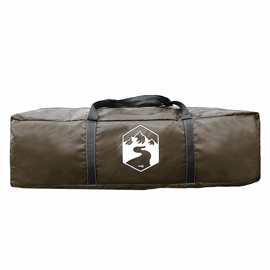 Camping Tent Dome 3-Person Brown Waterproof
