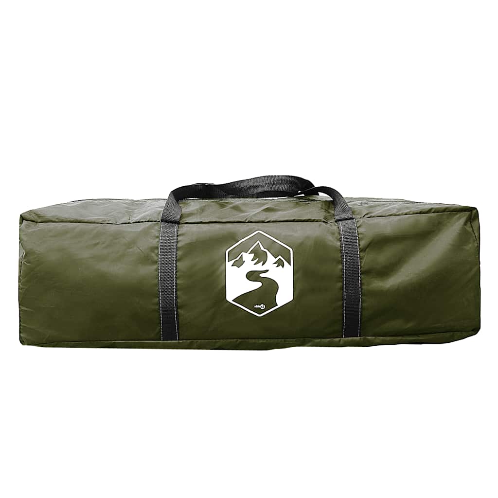 Camping Tent Dome 4-Person Olive Green Waterproof
