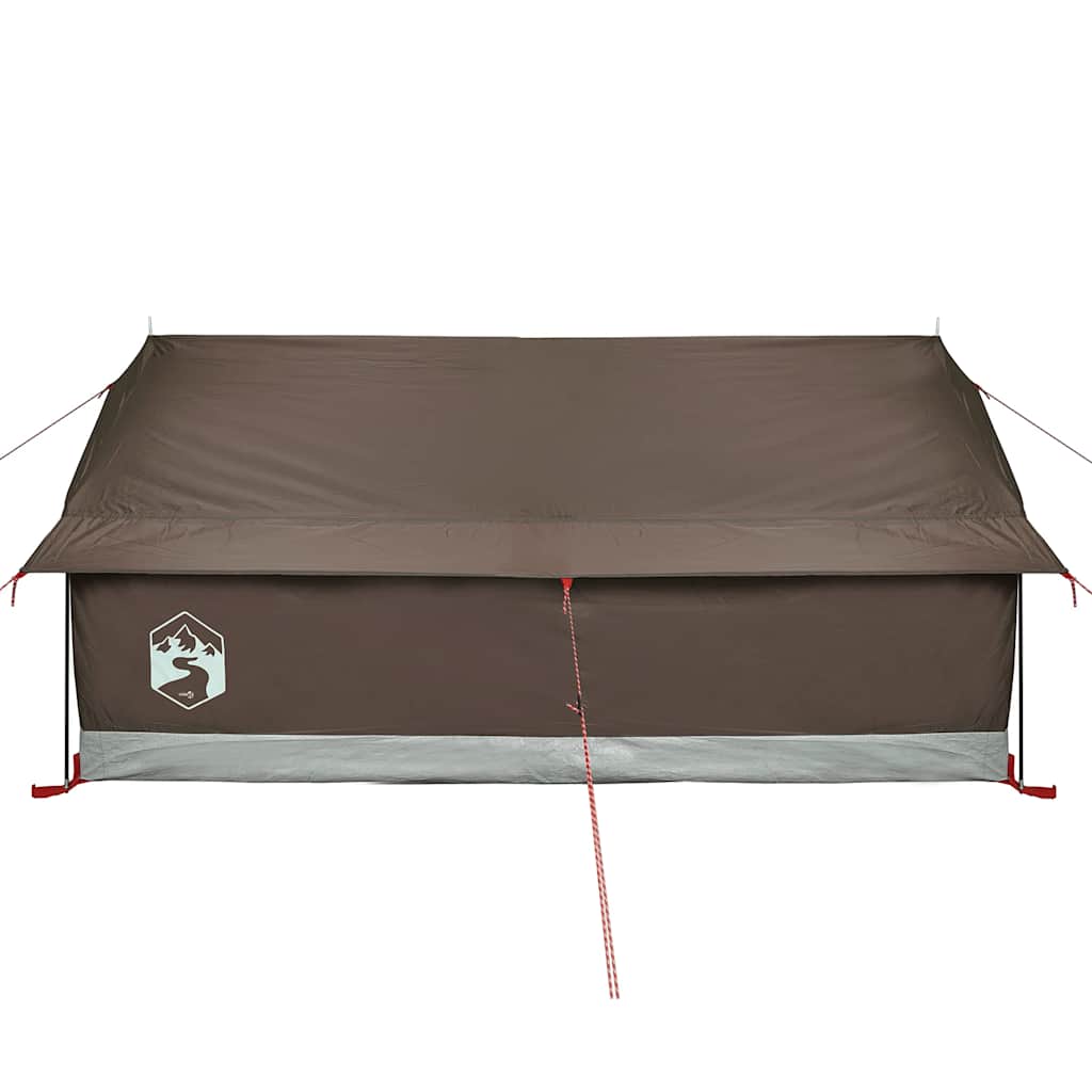 Camping Tent 2-Person Brown Waterproof