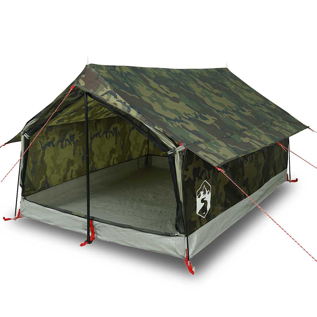 vidaXL Camping Tent 2-Person Camouflage Waterproof