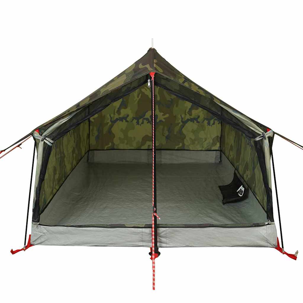 vidaXL Camping Tent 2-Person Camouflage Waterproof