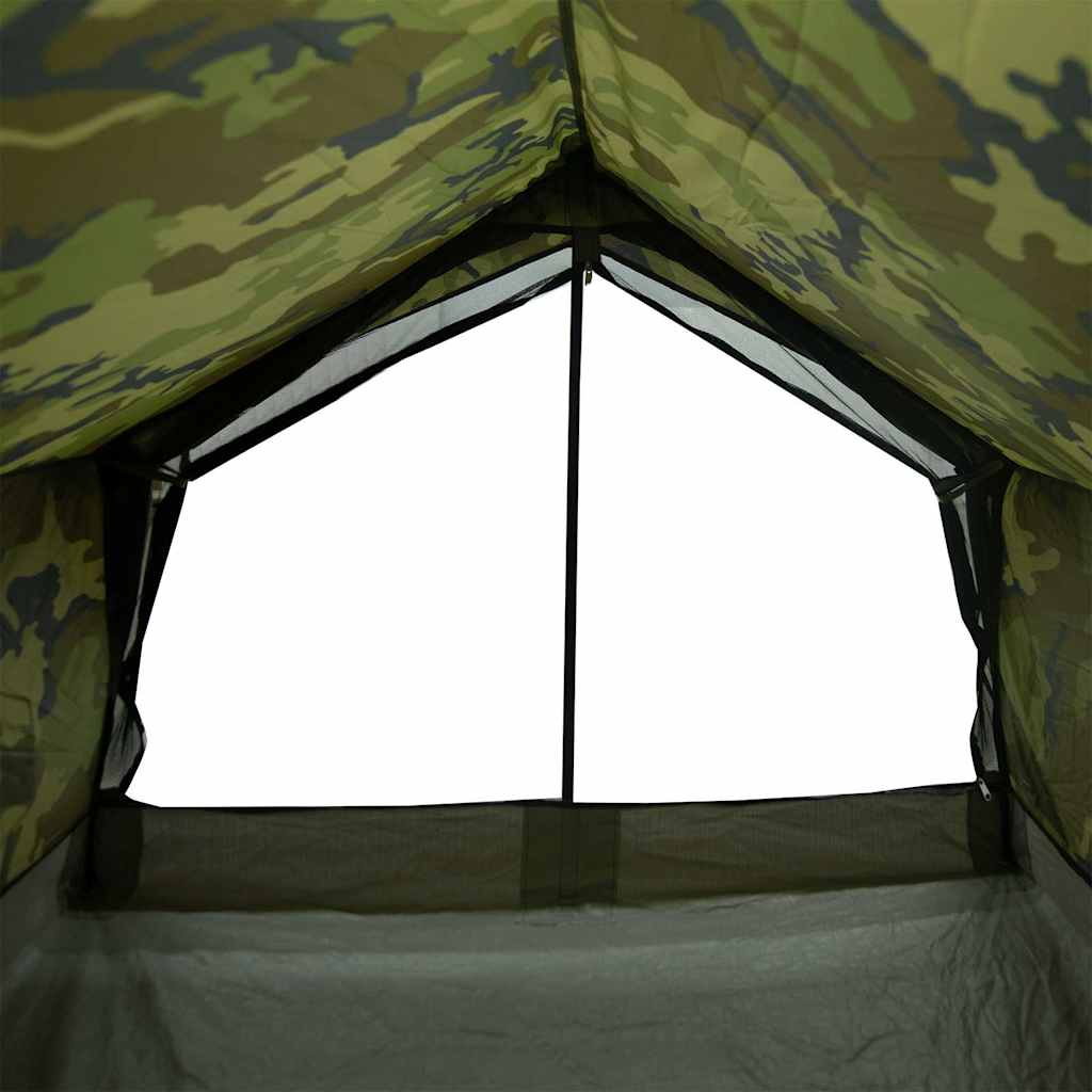 vidaXL Camping Tent 2-Person Camouflage Waterproof