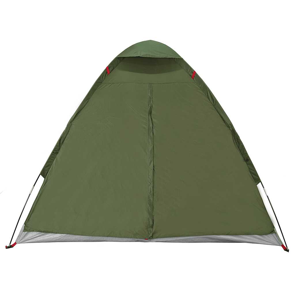 vidaXL Camping Tent Dome 2-Person Olive Green Waterproof