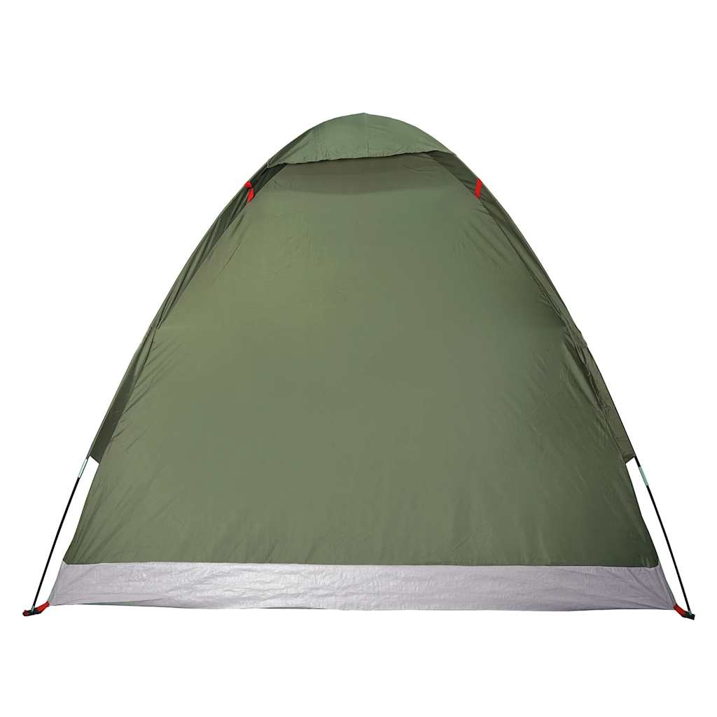 vidaXL Camping Tent Dome 2-Person Olive Green Waterproof