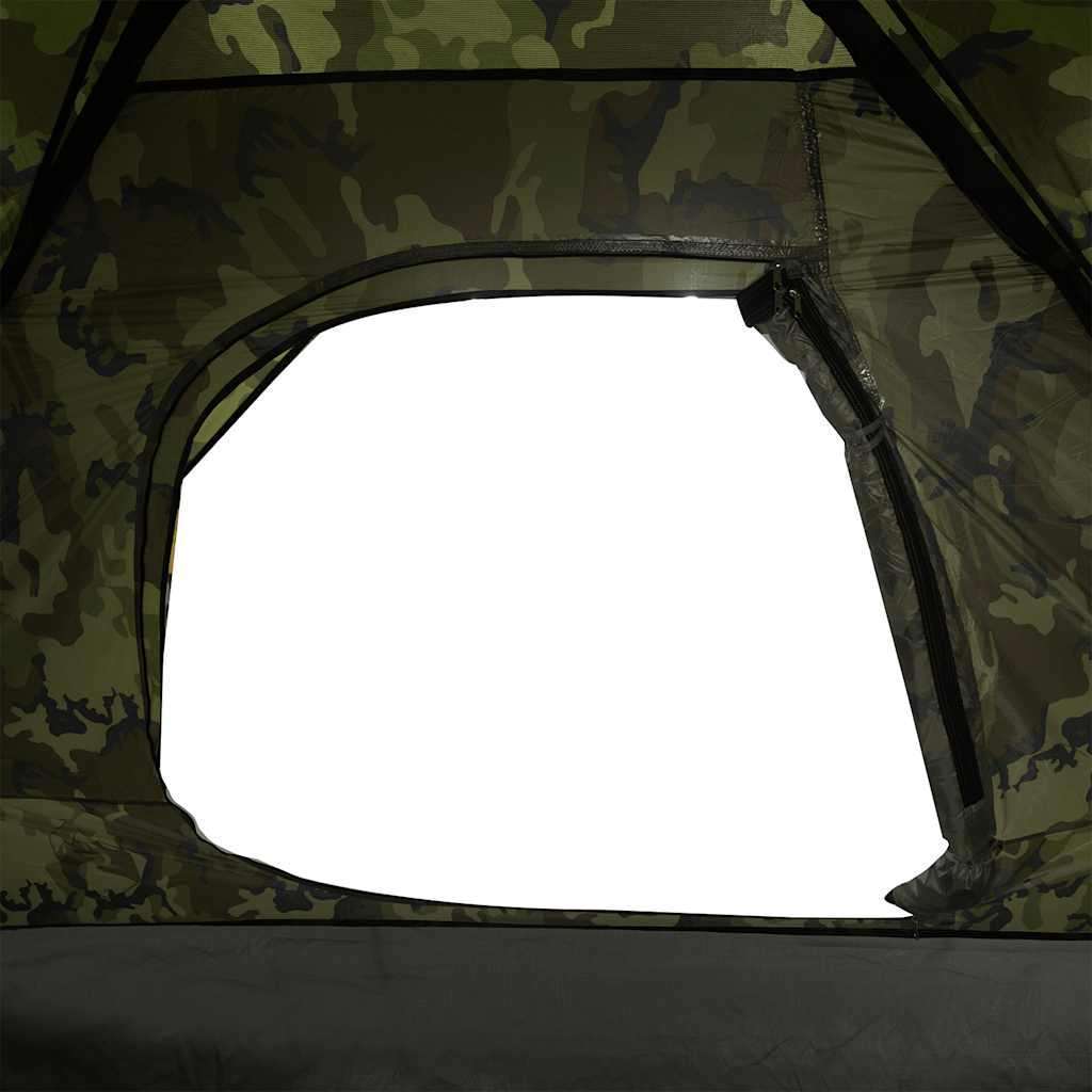 vidaXL Camping Tent Dome 2-Person Camouflage Waterproof