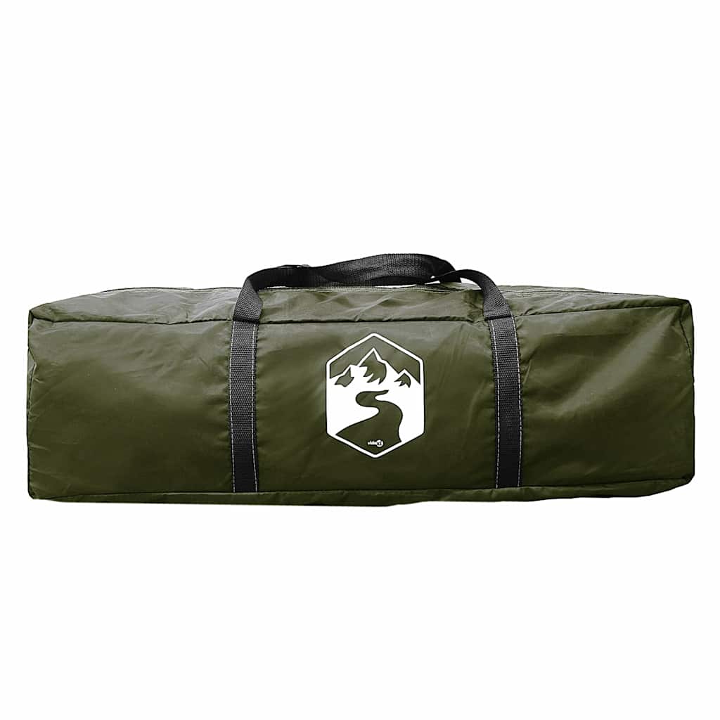 Camping Tent Dome 4-Person Olive Green Waterproof
