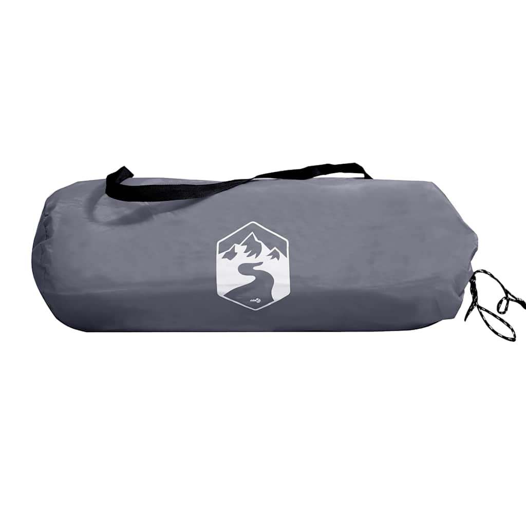 Camping Windbreak Grey and Orange 344x120 cm Waterproof