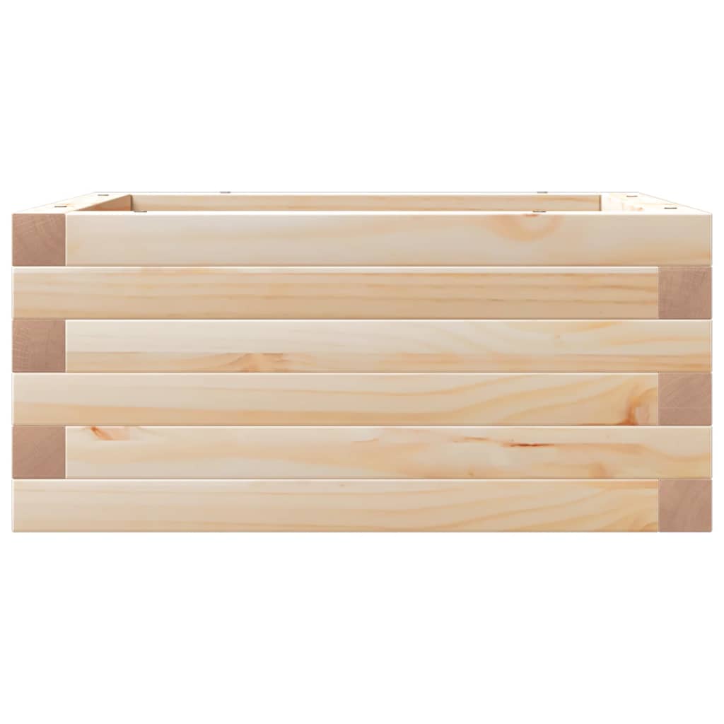 vidaXL Garden Planter 50x50x23 cm Solid Wood Pine