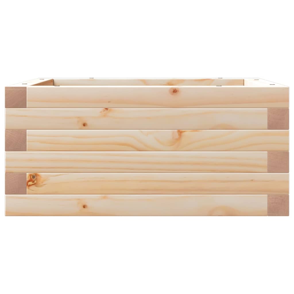 vidaXL Garden Planter 50x50x23 cm Solid Wood Pine