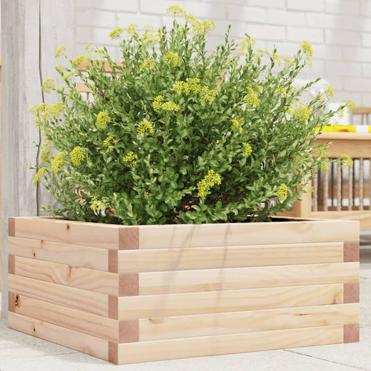 vidaXL Garden Planter 50x50x23 cm Solid Wood Pine