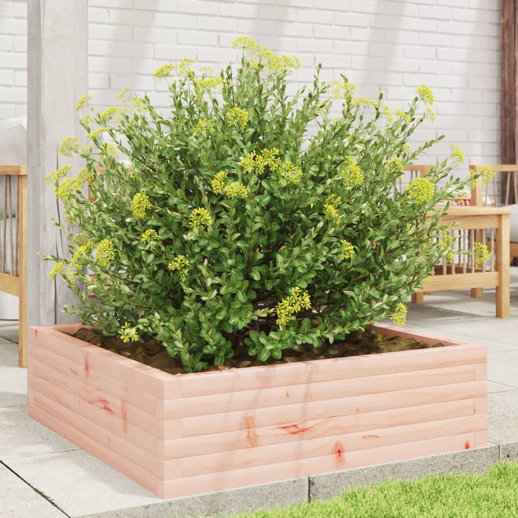 vidaXL Garden Planter 80x80x23 cm Solid Wood Douglas