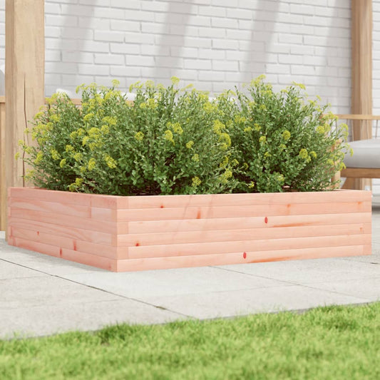 vidaXL Garden Planter 100x100x23 cm Solid Wood Douglas