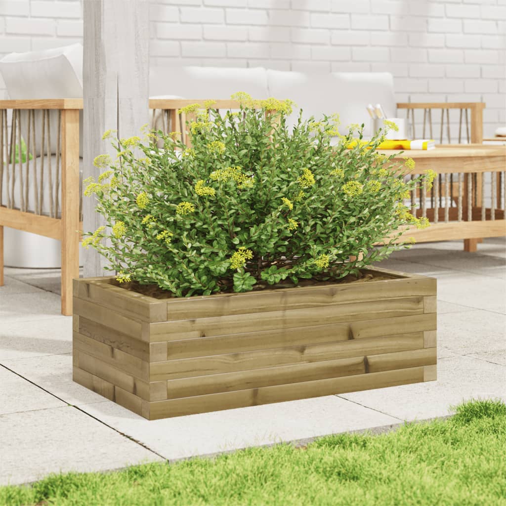 vidaXL Garden Planter 70x40x23 cm Impregnated Wood Pine