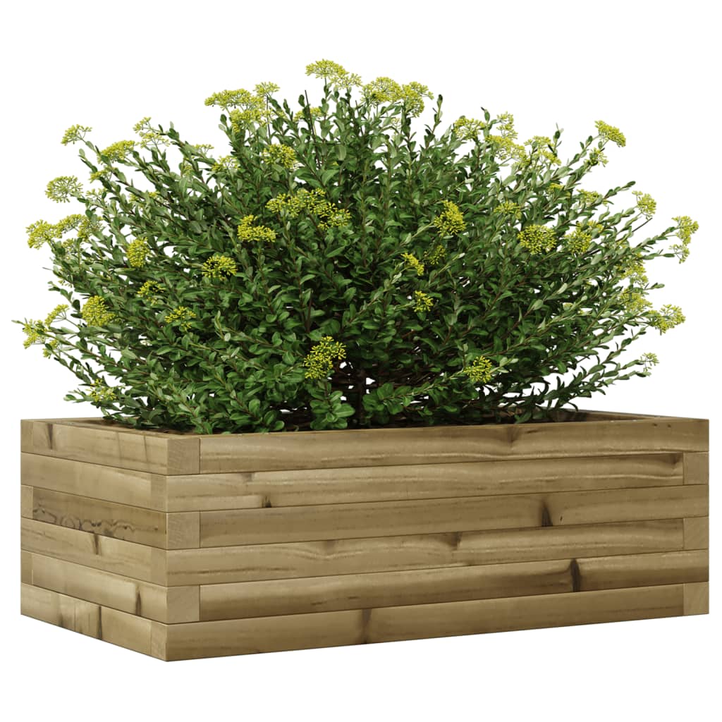 vidaXL Garden Planter 70x40x23 cm Impregnated Wood Pine