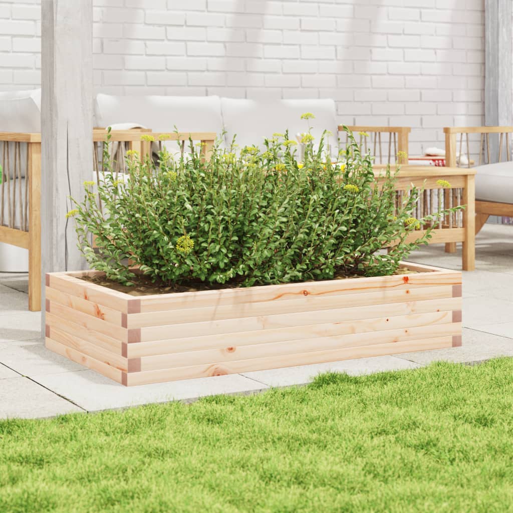 vidaXL Garden Planter 110x60x23 cm Solid Wood Pine