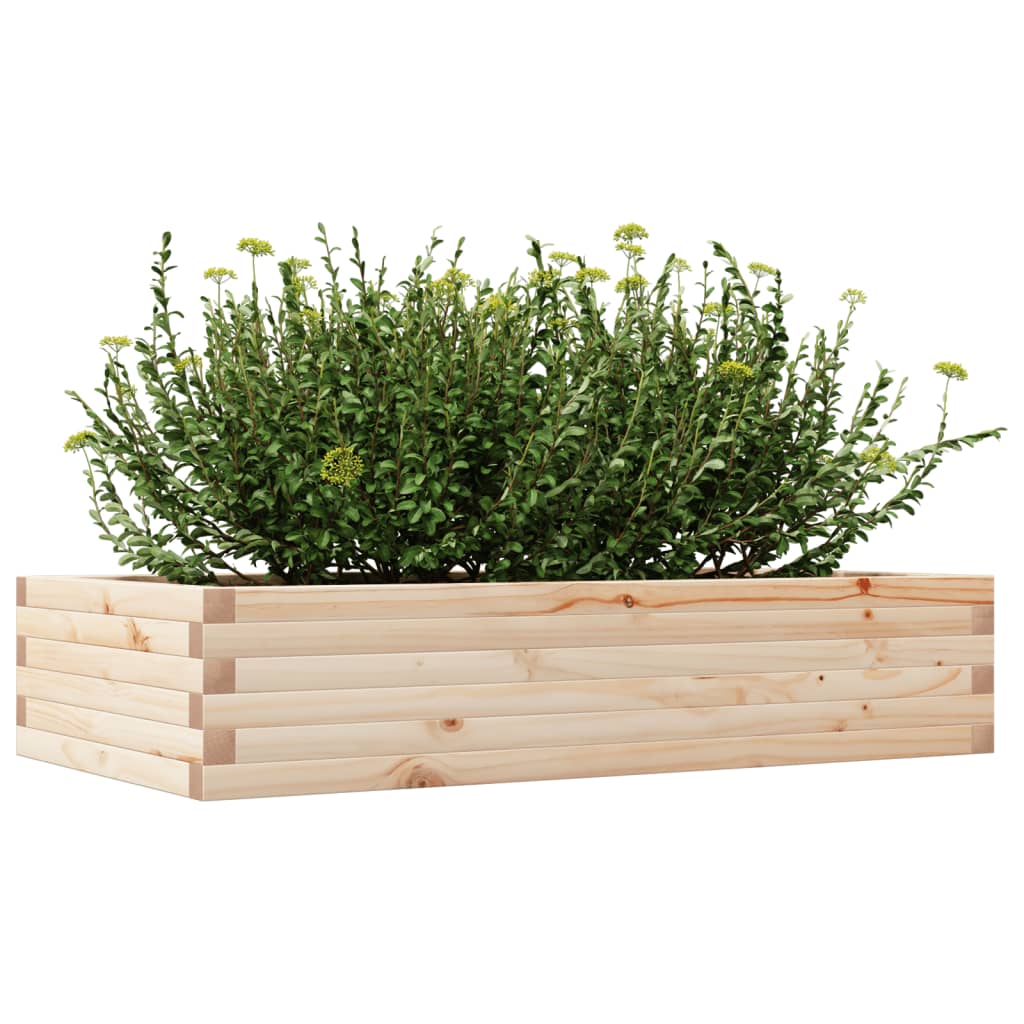 vidaXL Garden Planter 110x60x23 cm Solid Wood Pine
