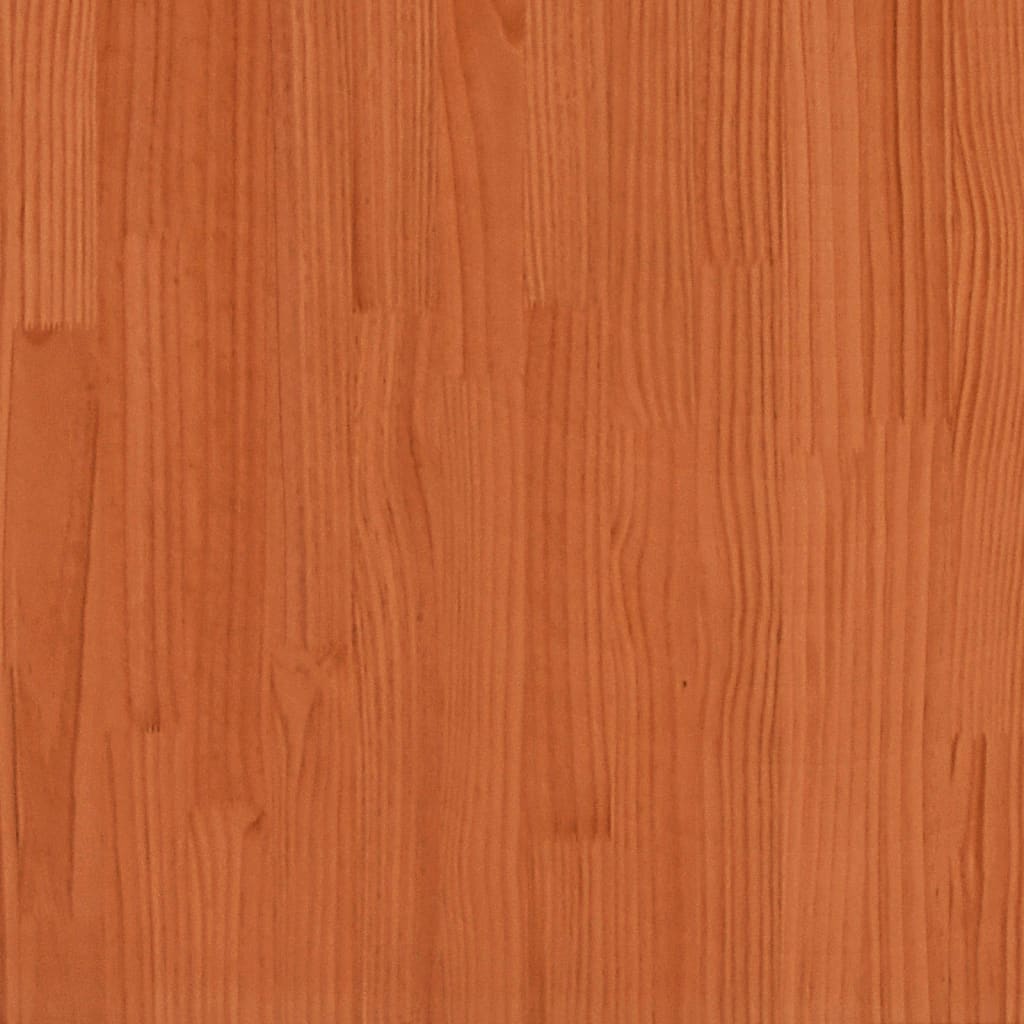 vidaXL Garden Planter Wax Brown 80x80x45.5 cm Solid Wood Pine