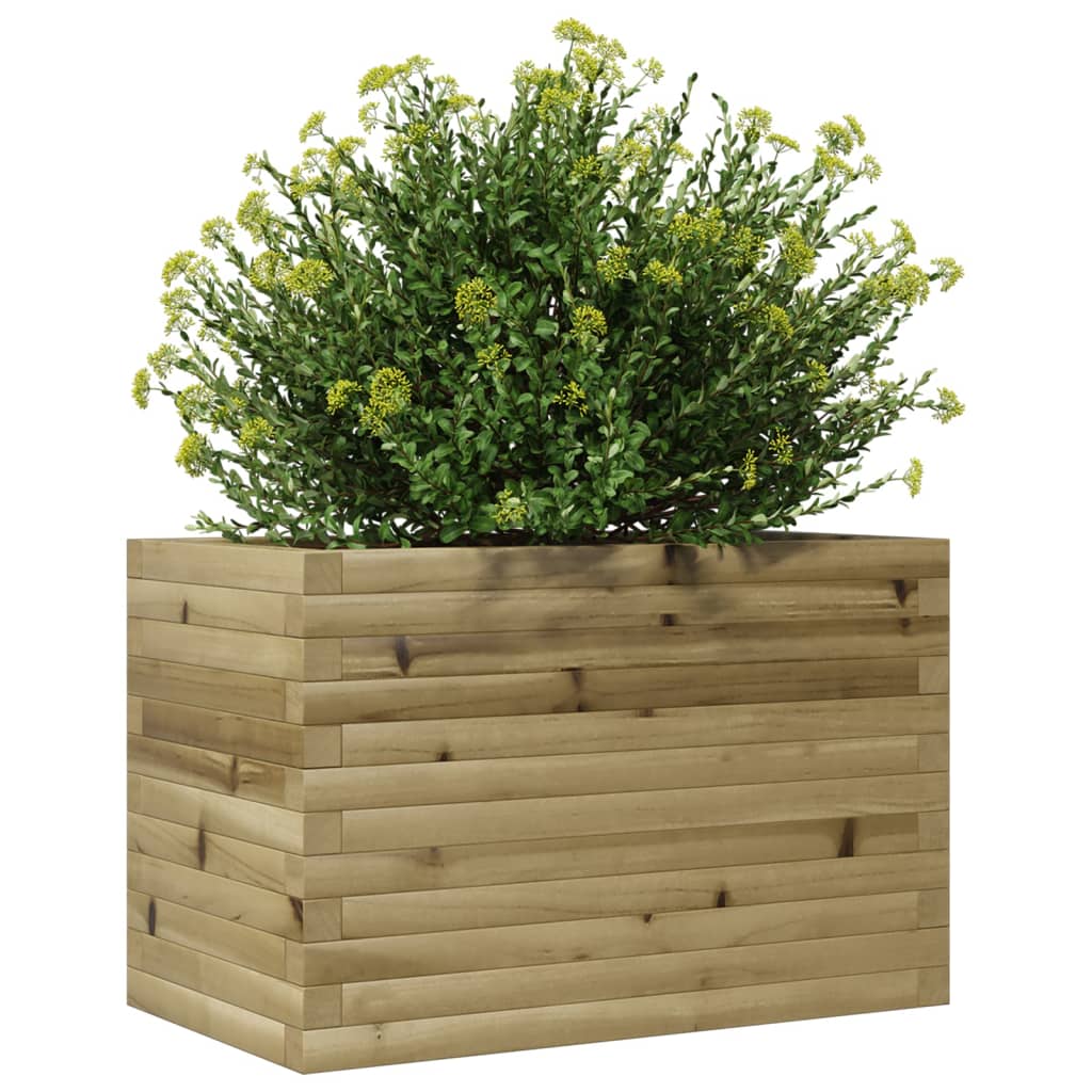 vidaXL Garden Planter 70x40x45.5 cm Impregnated Wood Pine