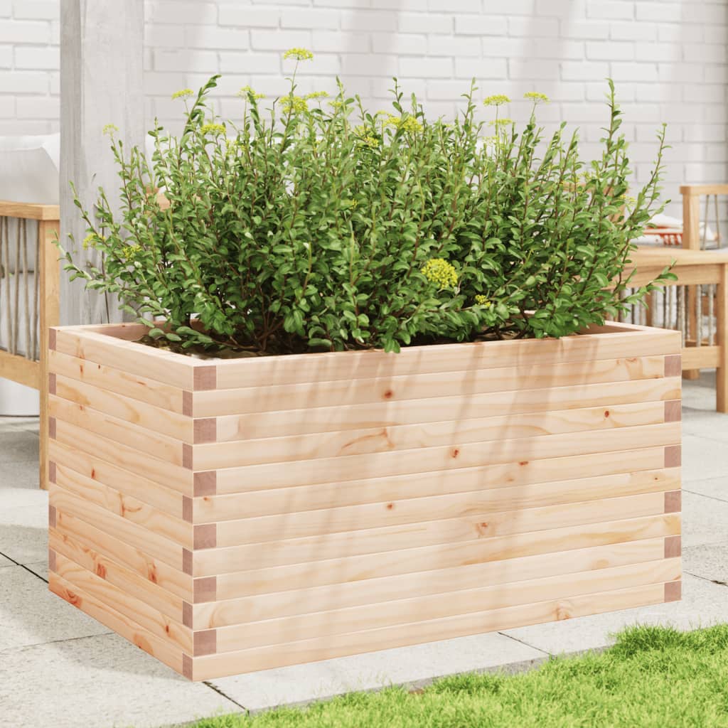 vidaXL Garden Planter 90x60x45.5 cm Solid Wood Pine