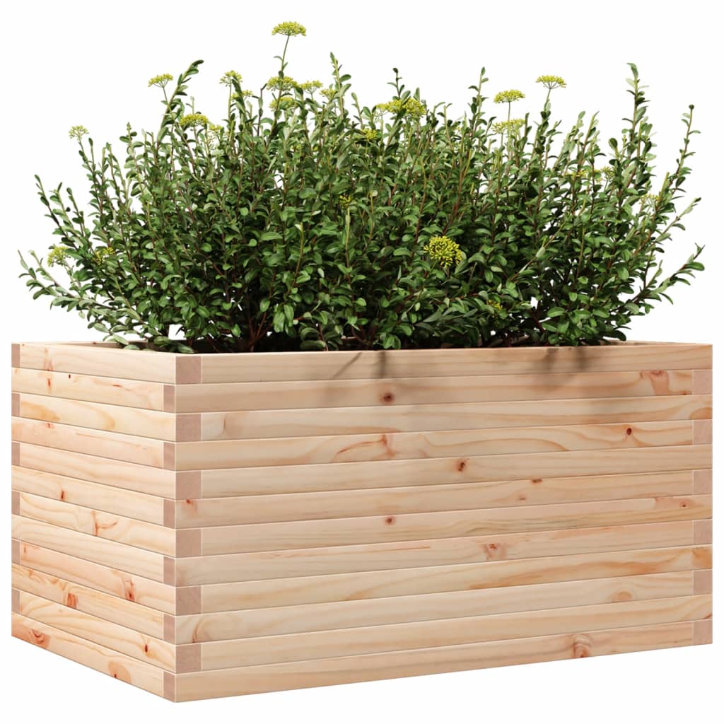 vidaXL Garden Planter 90x60x45.5 cm Solid Wood Pine