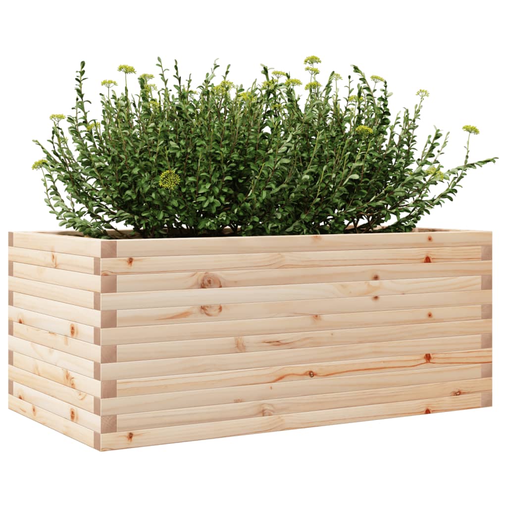 vidaXL Garden Planter 110x60x45.5 cm Solid Wood Pine