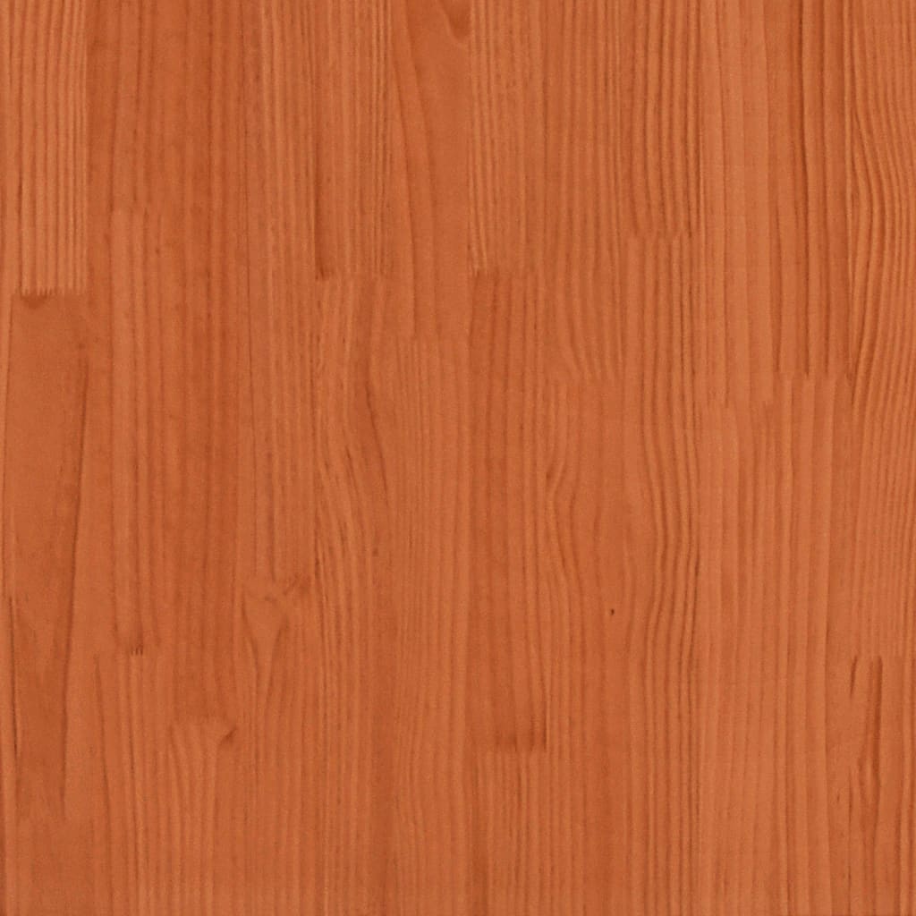 vidaXL Garden Planter Wax Brown 110x60x45.5 cm Solid Wood Pine