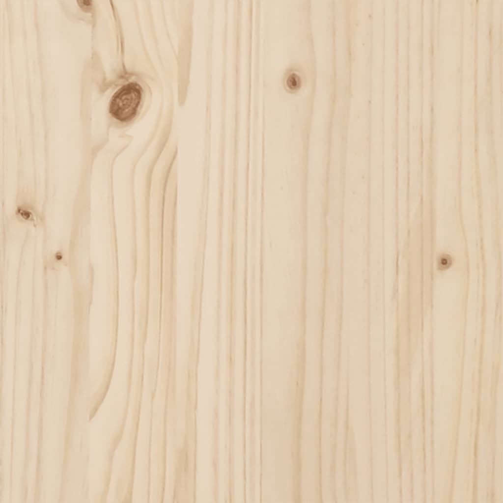 vidaXL Garden Planter 50x50x26.5 cm Solid Wood Pine