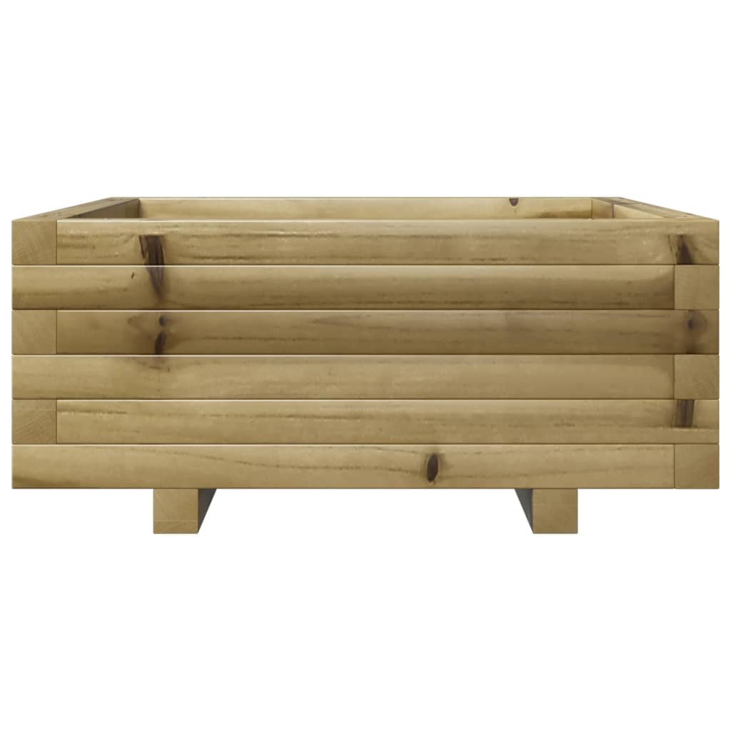 vidaXL Garden Planter 60x60x26.5 cm Impregnated Wood Pine