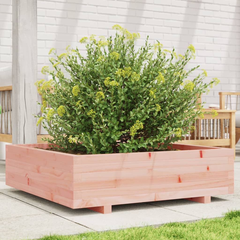 vidaXL Garden Planter 90x90x26.5 cm Solid Wood Douglas