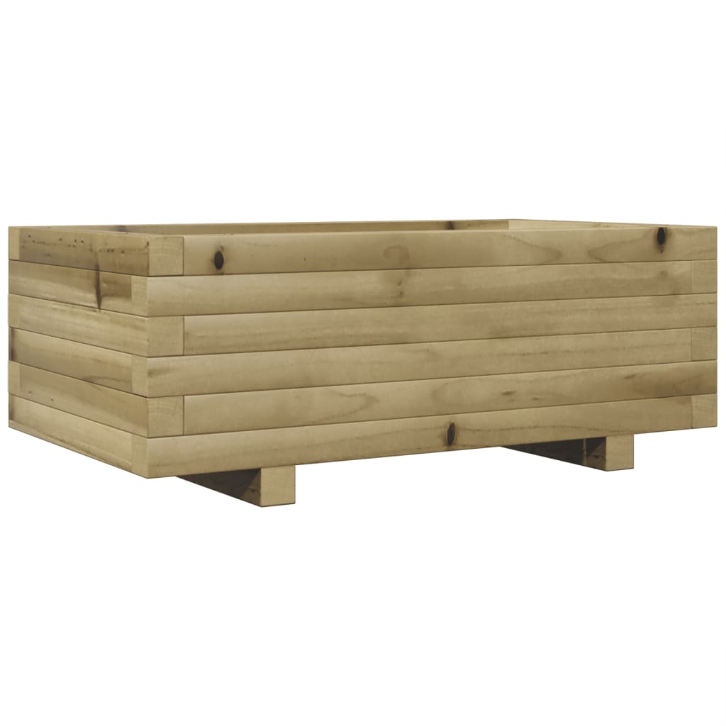 vidaXL Garden Planter 70x40x26.5 cm Impregnated Wood Pine