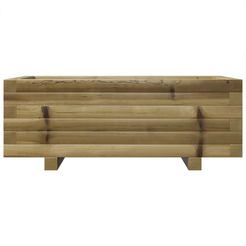 vidaXL Garden Planter 70x40x26.5 cm Impregnated Wood Pine