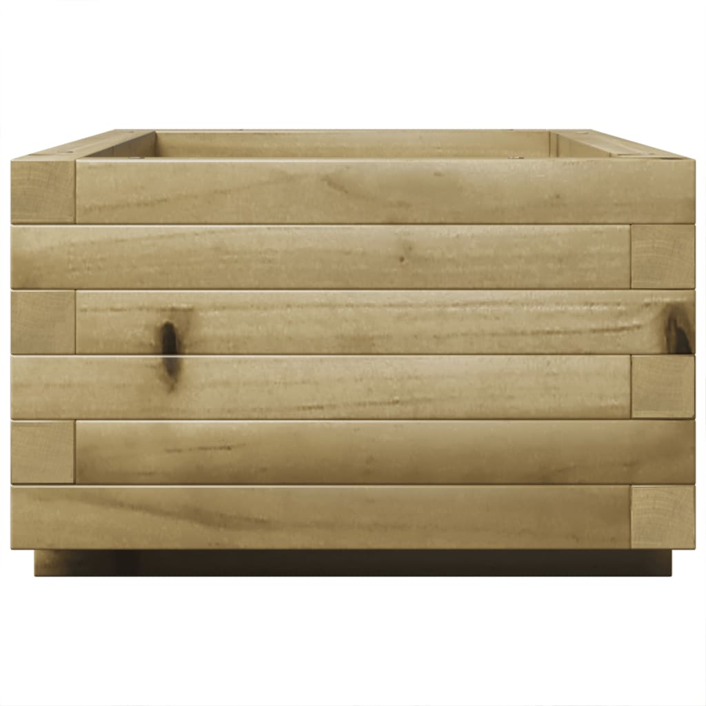 vidaXL Garden Planter 70x40x26.5 cm Impregnated Wood Pine