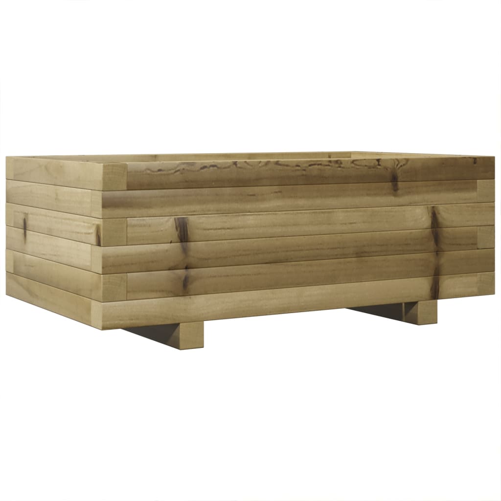 vidaXL Garden Planter 70x40x26.5 cm Impregnated Wood Pine