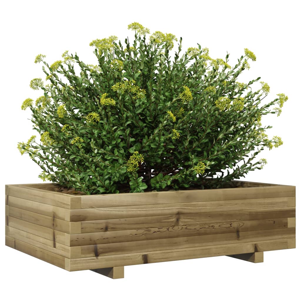 vidaXL Garden Planter 90x60x26.5 cm Impregnated Wood Pine