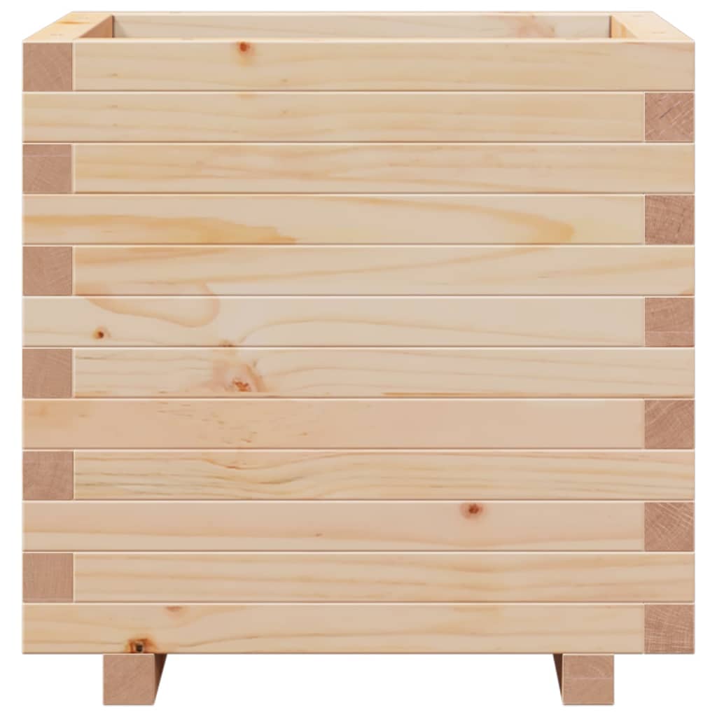 vidaXL Garden Planter 50x50x49.5 cm Solid Wood Pine