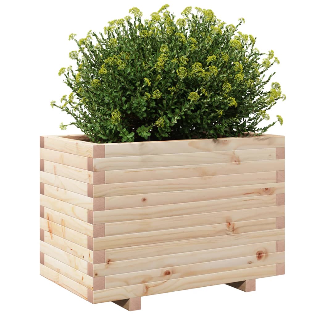 vidaXL Garden Planter 70x40x49.5 cm Solid Wood Pine