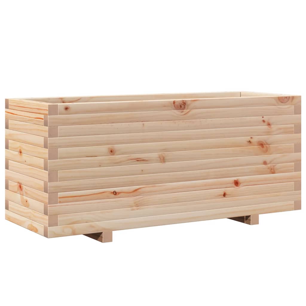 vidaXL Garden Planter 110x40x49.5 cm Solid Wood Pine