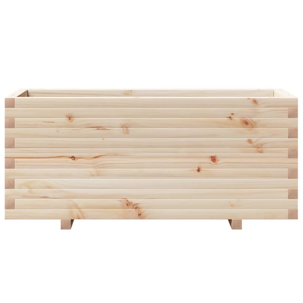 vidaXL Garden Planter 110x40x49.5 cm Solid Wood Pine