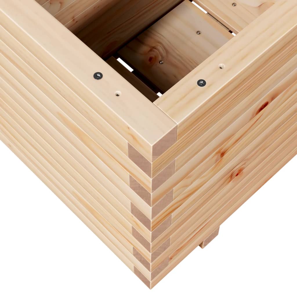 vidaXL Garden Planter 110x40x49.5 cm Solid Wood Pine