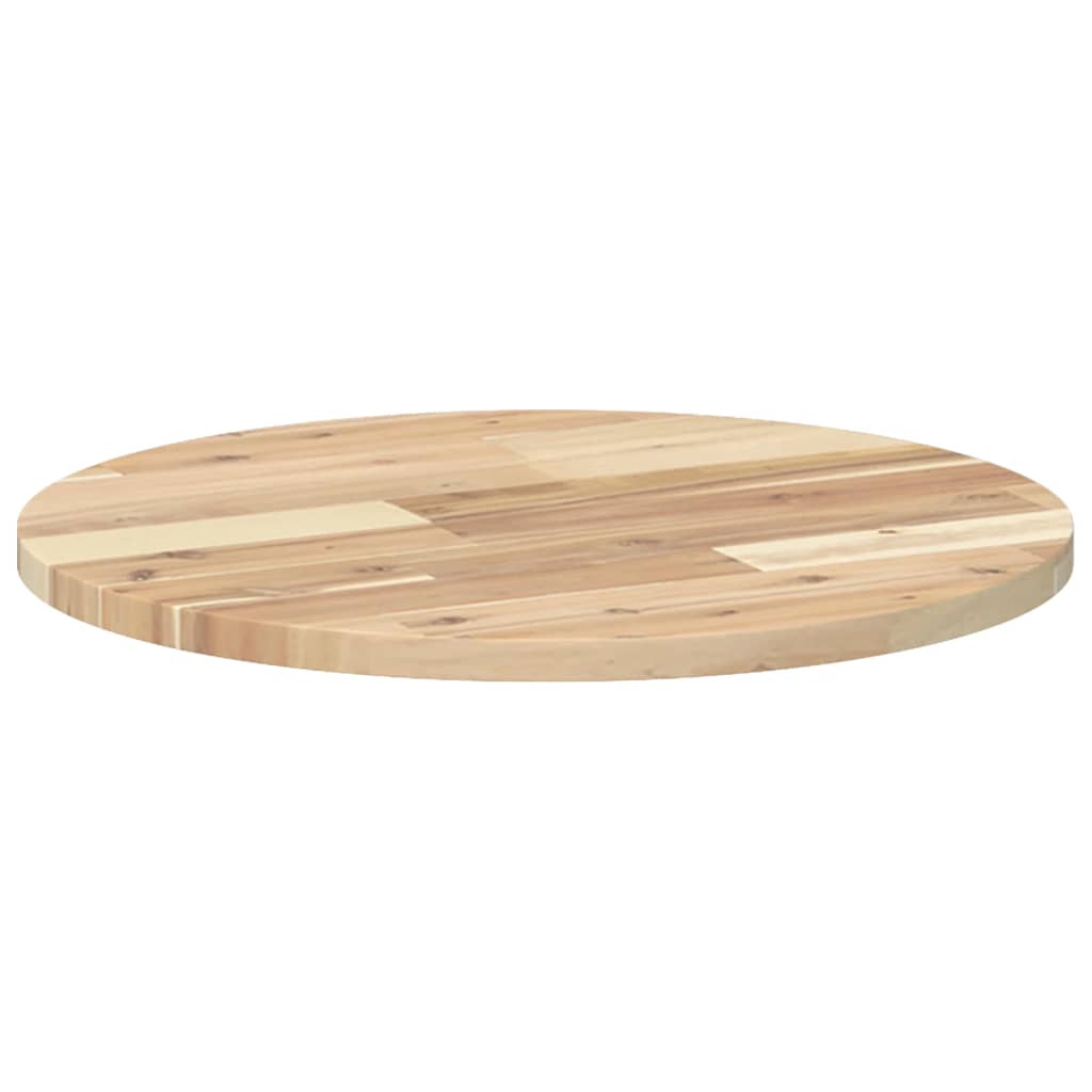 vidaXL Table Top Round Ø50x2 cm Solid Wood Acacia