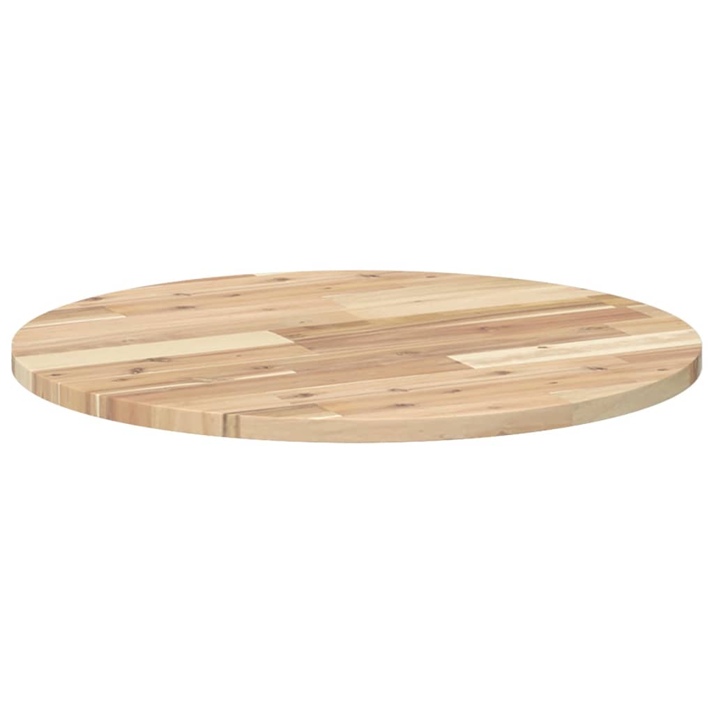 vidaXL Table Top Round Ø60x2 cm Solid Wood Acacia