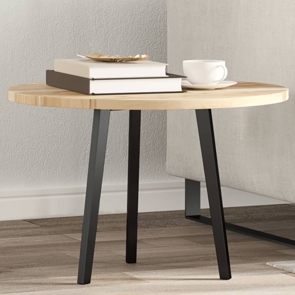 vidaXL Table Top Round Ø60x2 cm Solid Wood Acacia