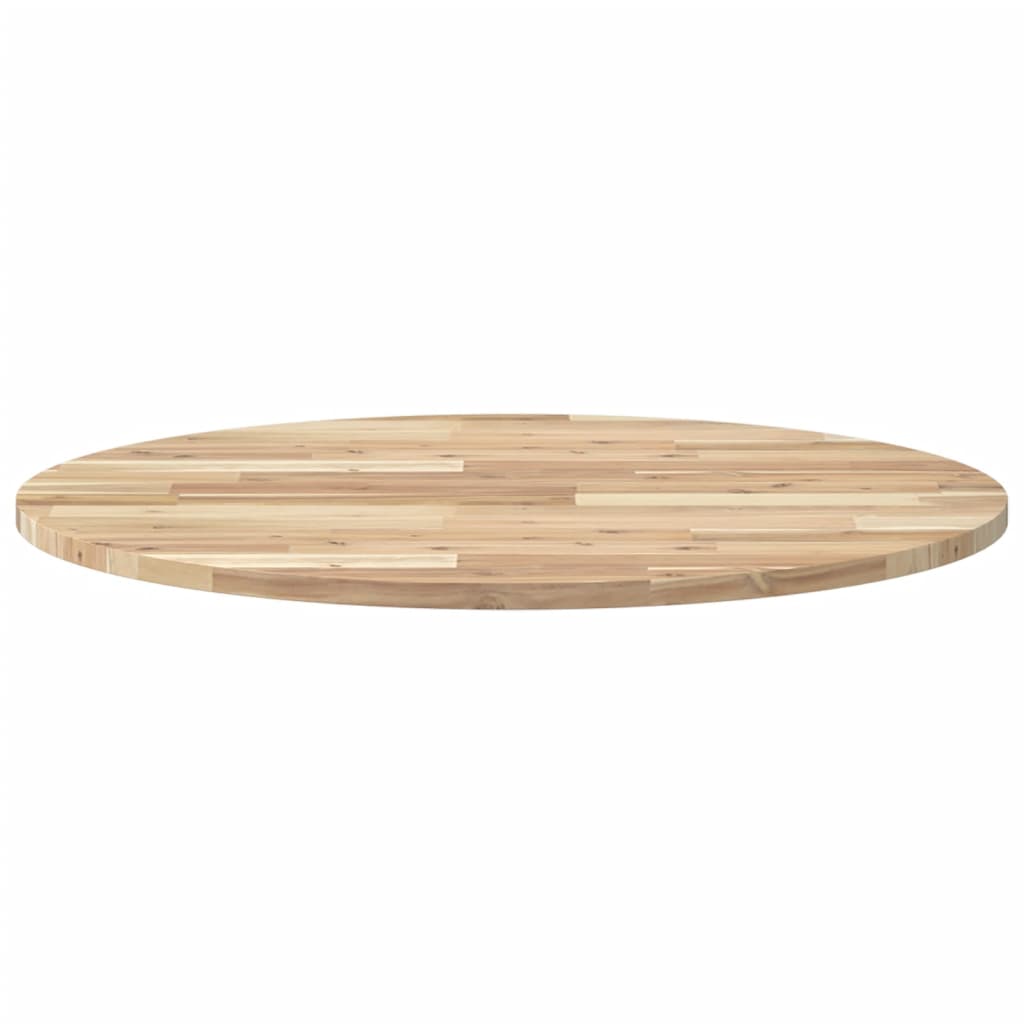 vidaXL Table Top Round Ø80x2 cm Solid Wood Acacia