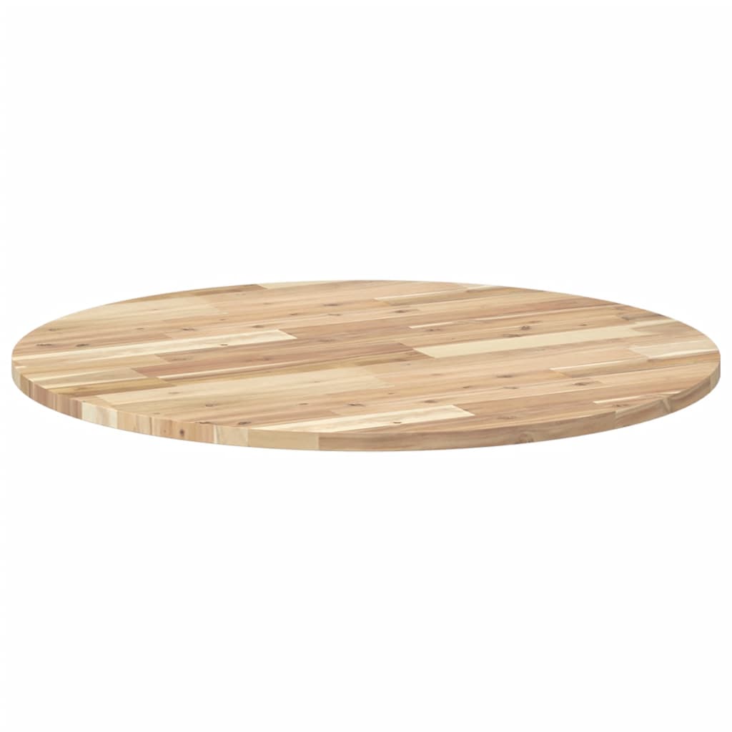 vidaXL Table Top Round Ø80x2 cm Solid Wood Acacia