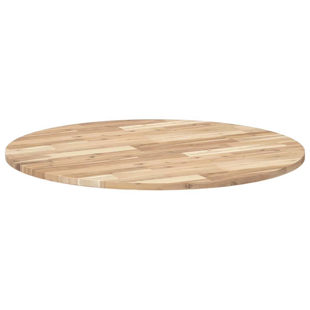 vidaXL Table Top Round Ø90x2 cm Solid Wood Acacia