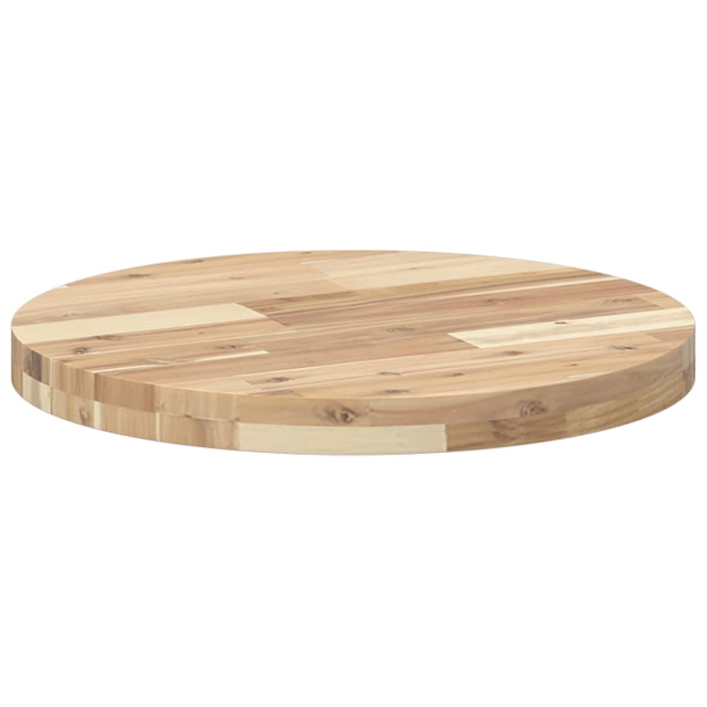 vidaXL Table Top Round Ø50x4 cm Solid Wood Acacia